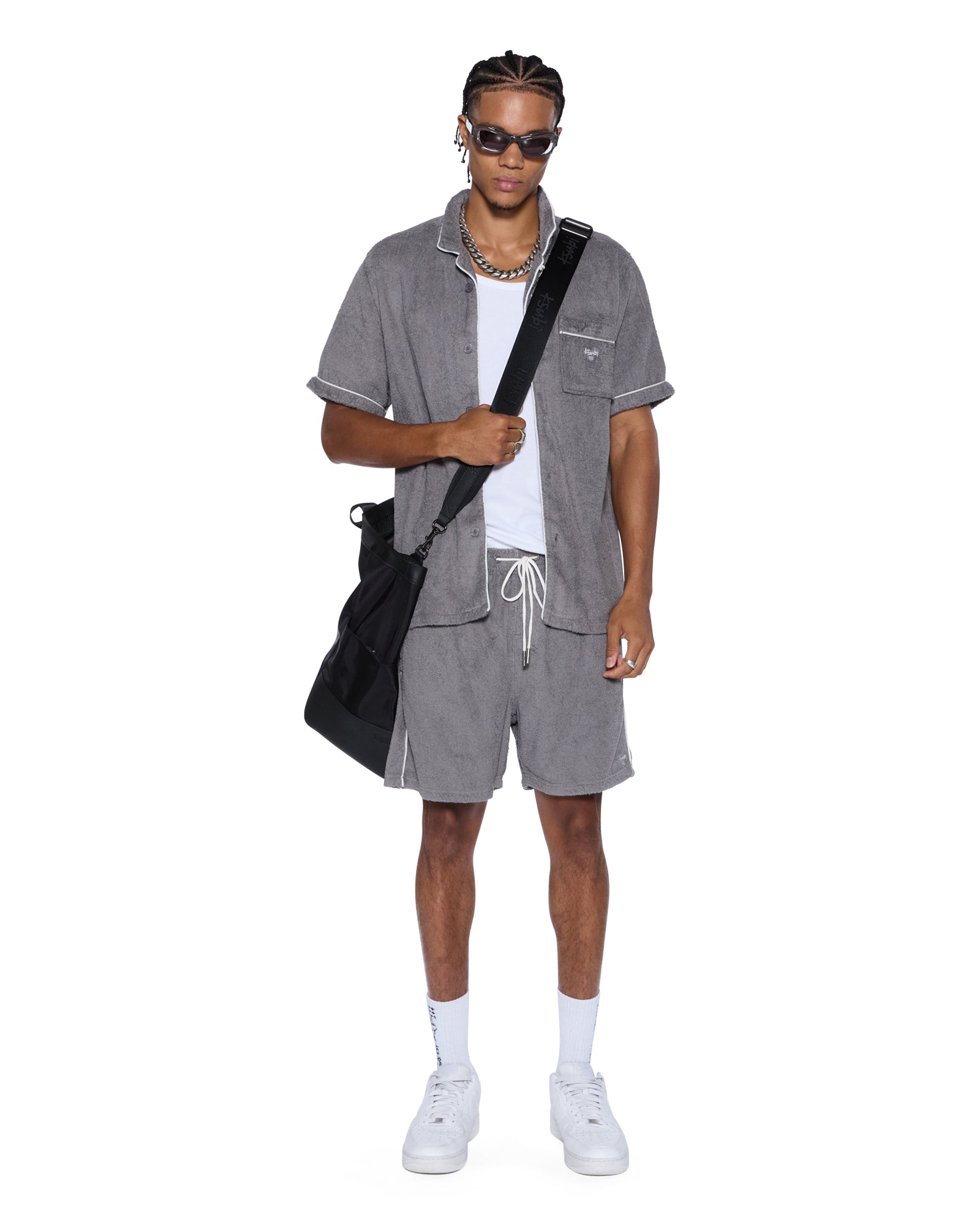 Mens Lounge Short Charcoal Walkshorts