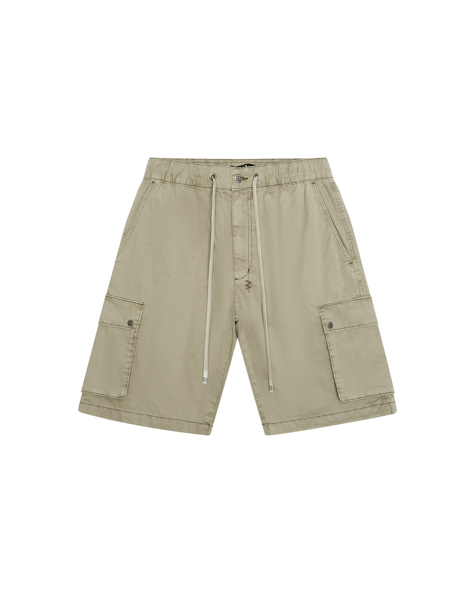 Krush Mid Rise Cargo Short - Overdyed Khaki