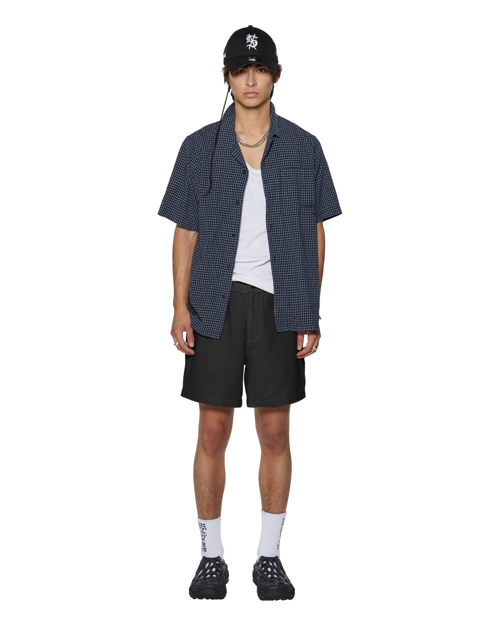 Mens Rugger Short Black Walkshorts