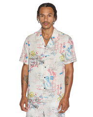 Skrawler Mens Board Short - White