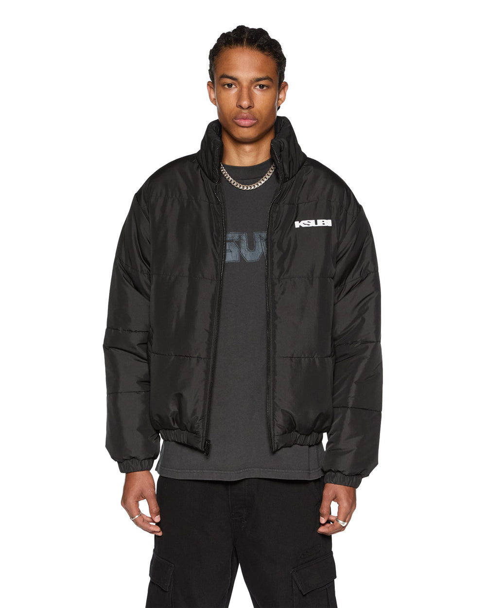 Sott Black Puffer Jacket