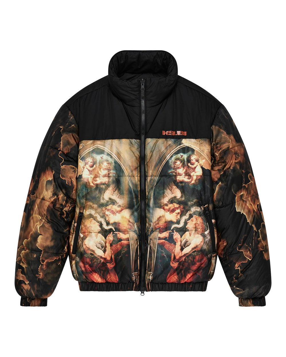 Mens Holy Puffer Jacket Multi Jackets