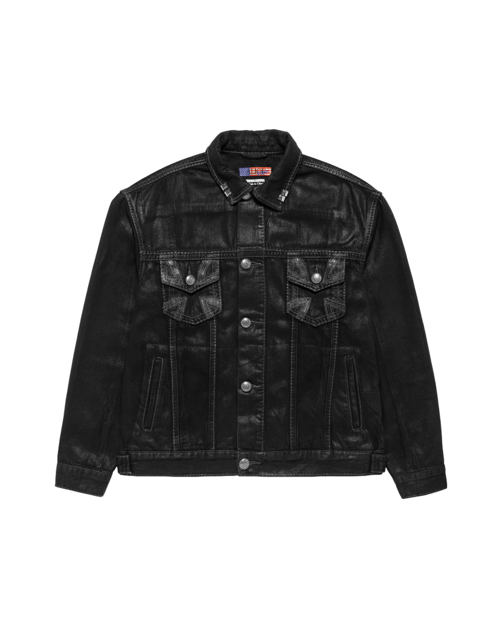 Mens Ksubi X Alice Hollywood Oh G Jacket Black Wax Jackets
