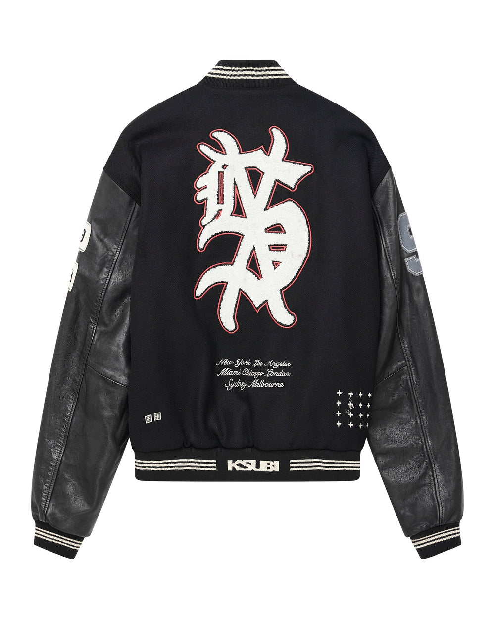 Mens Playoff Varsity Jacket Black Jackets