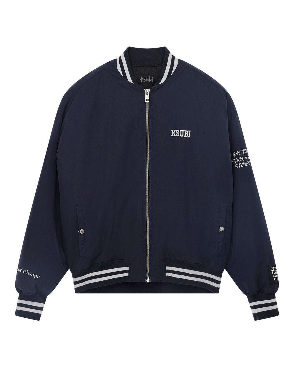 Mens Royalty Ma-1 Bomber Navy Jackets