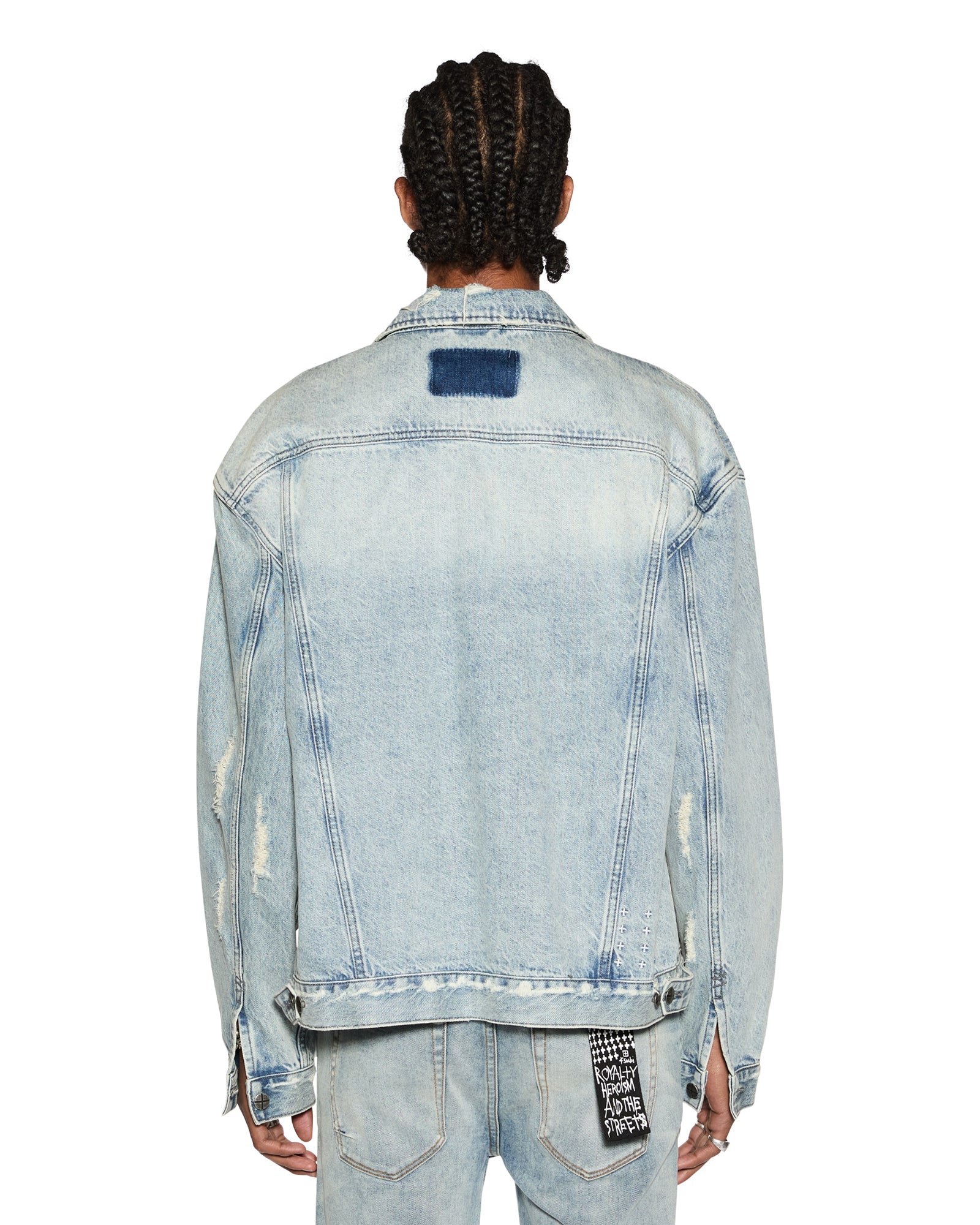 Buy Oh G Jacket Acid Trip Oversized Denim