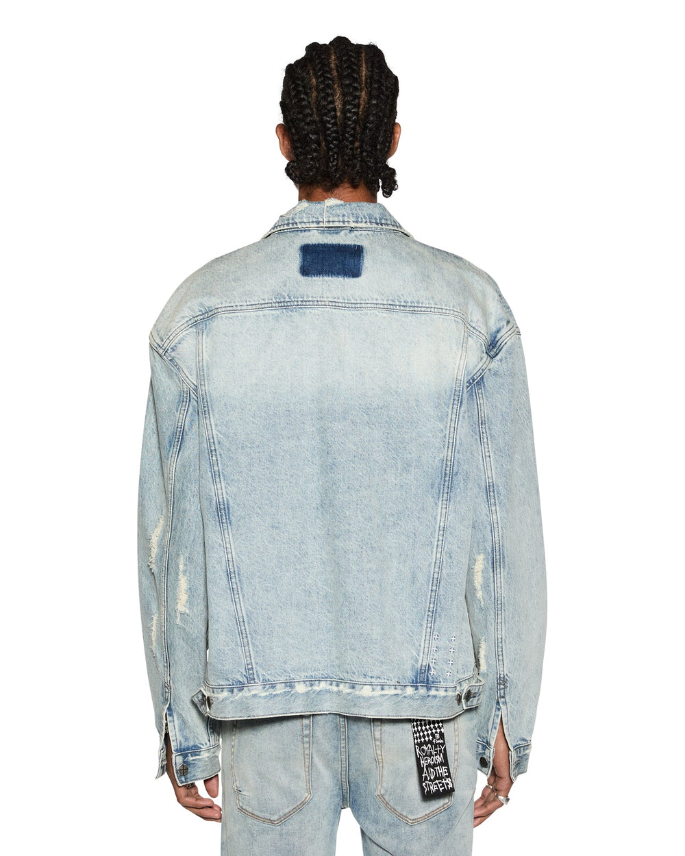 Buy Oh G Jacket Acid Trip Oversized Denim