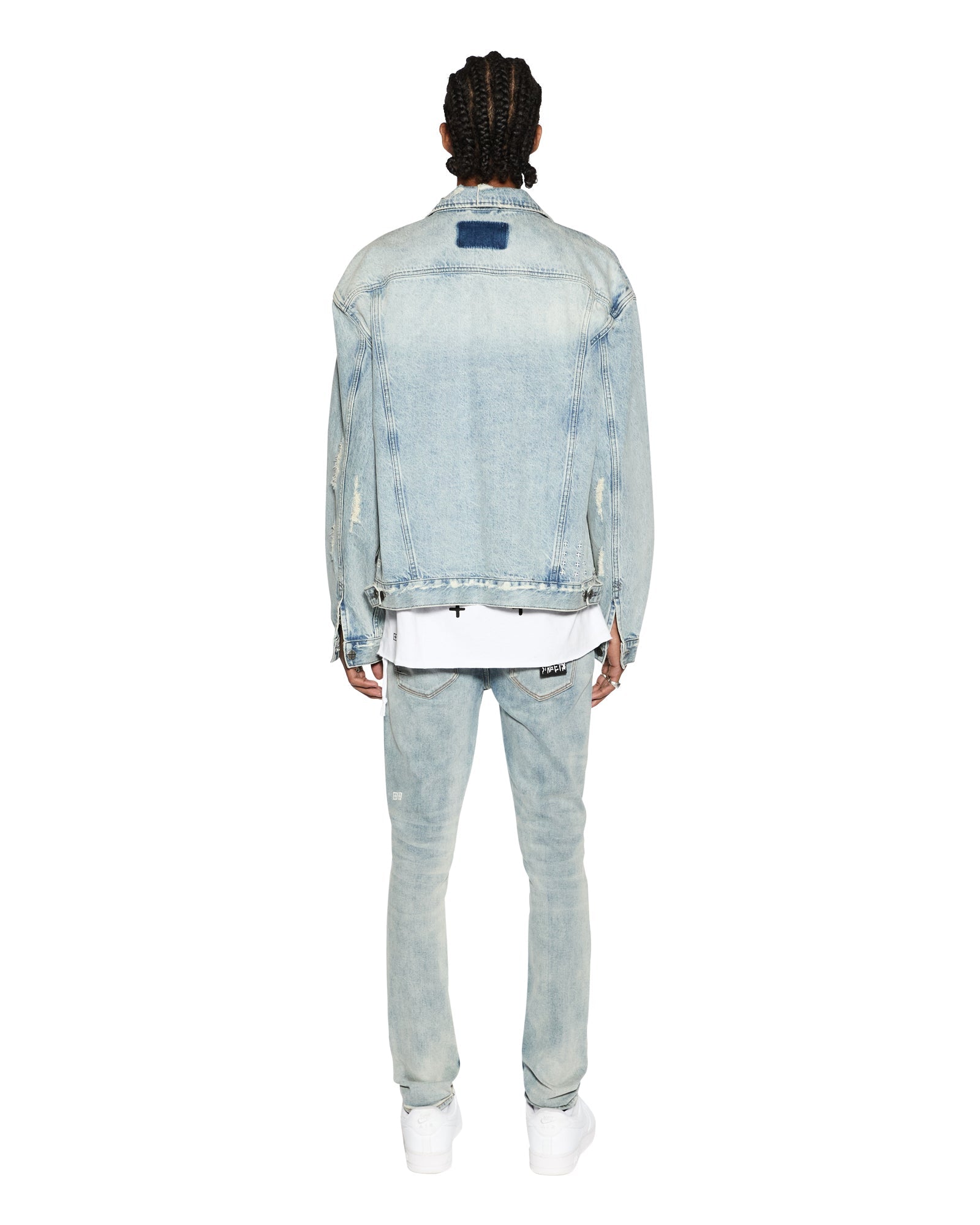 Buy Oh G Jacket Acid Trip Oversized Denim