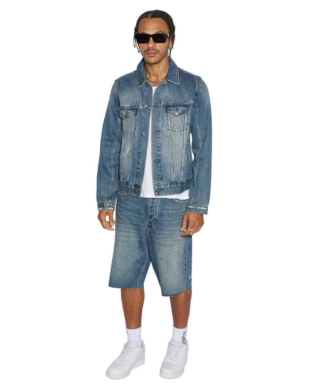 Classic Mens Jacket Kult - Mid Blue