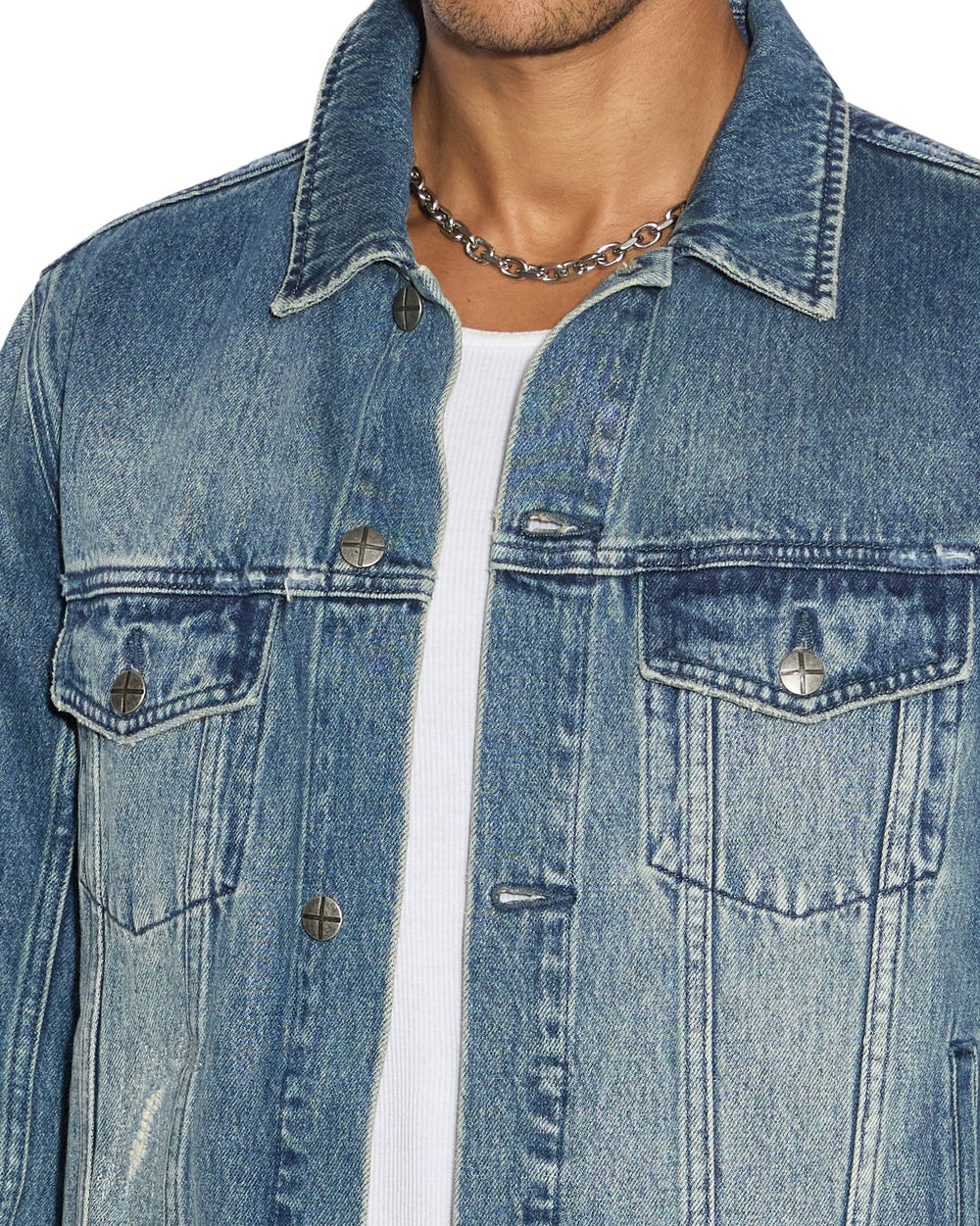Classic Mens Jacket Kult - Mid Blue