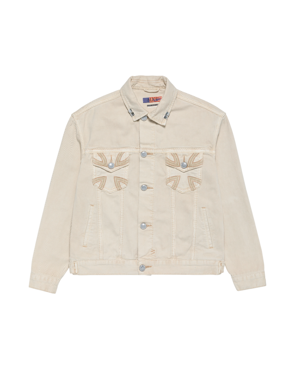 Mens Ksubi X Alice Hollywood Oh G Jacket Ivory Jackets