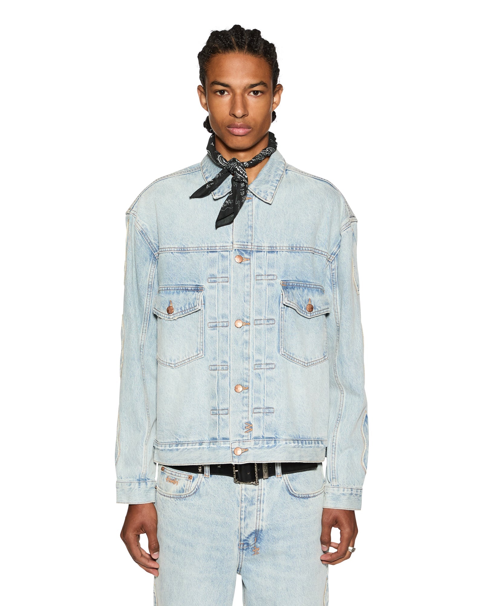 Doubledown Oh G Jacket Paragon Kraft - Light Wash Denim