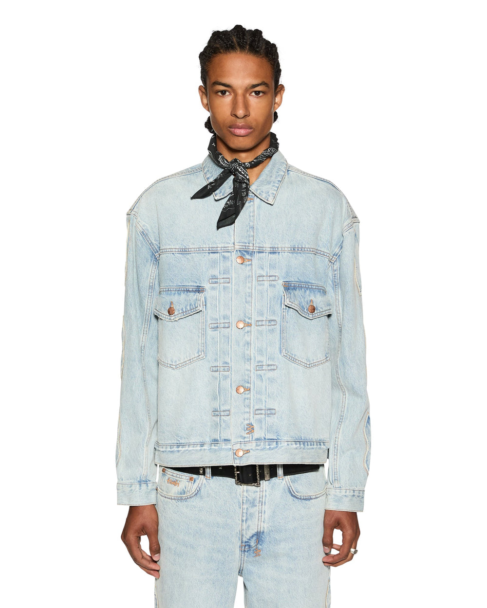 Doubledown Oh G Jacket Paragon Kraft - Light Wash Denim