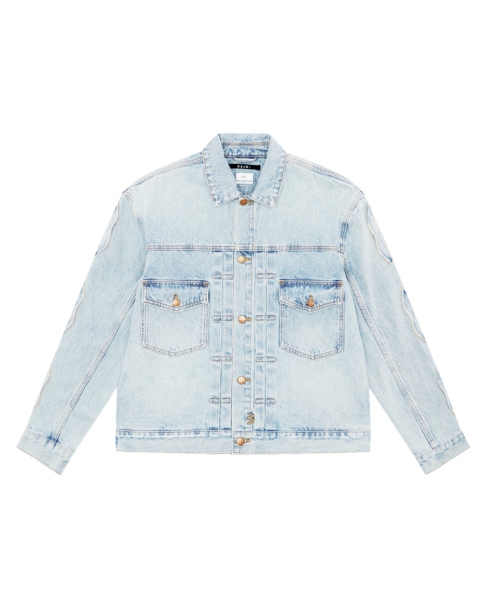 Doubledown Oh G Jacket Paragon Kraft - Light Wash Denim