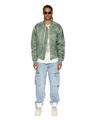 Royalty Khaki Overdye Bomber Jacket