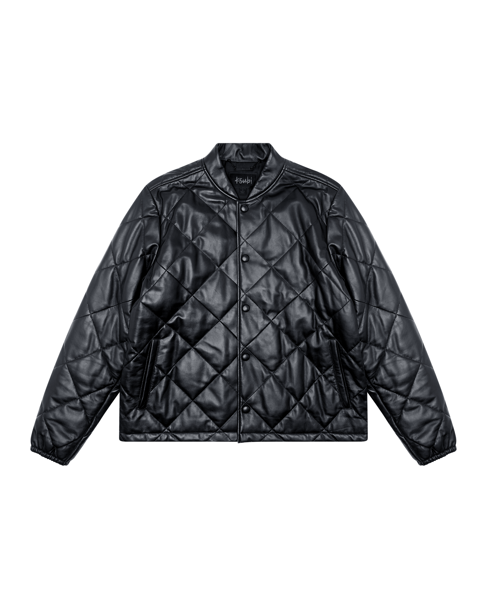 Mens Eclipse Quilted Bomber Black Jackets