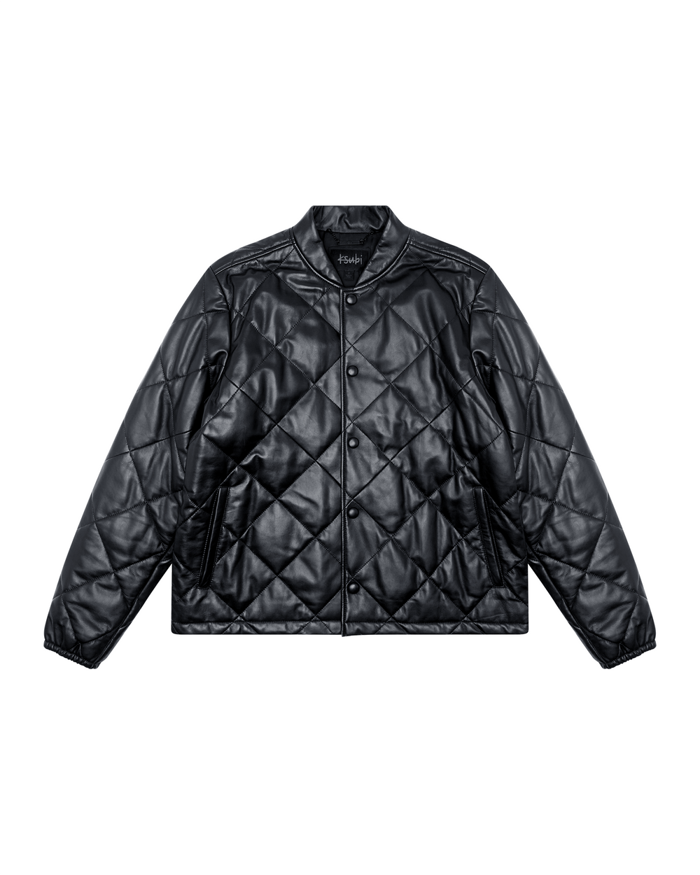 Mens Eclipse Quilted Bomber Black Jackets