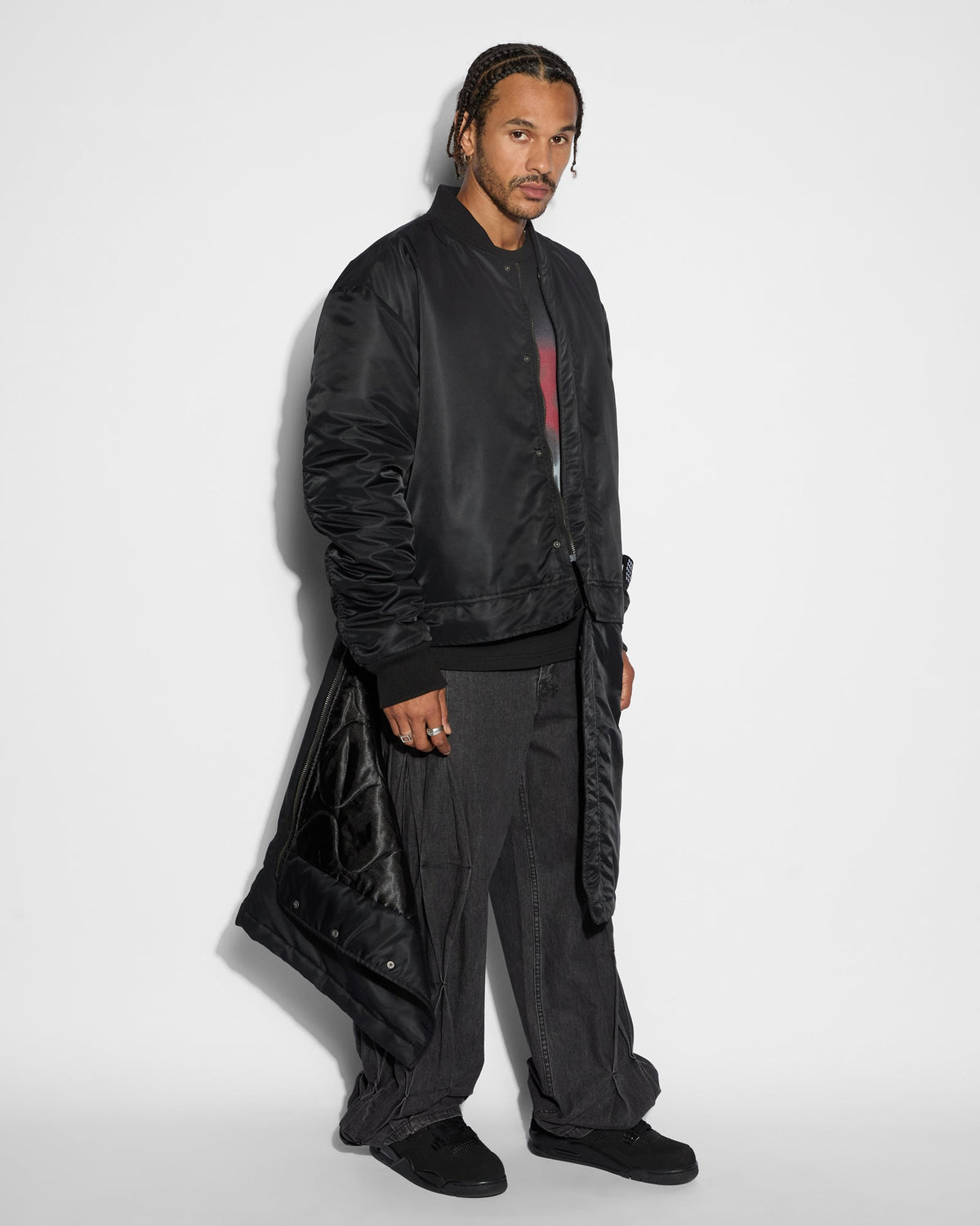 Cosy Boy Bomber Jacket - Black