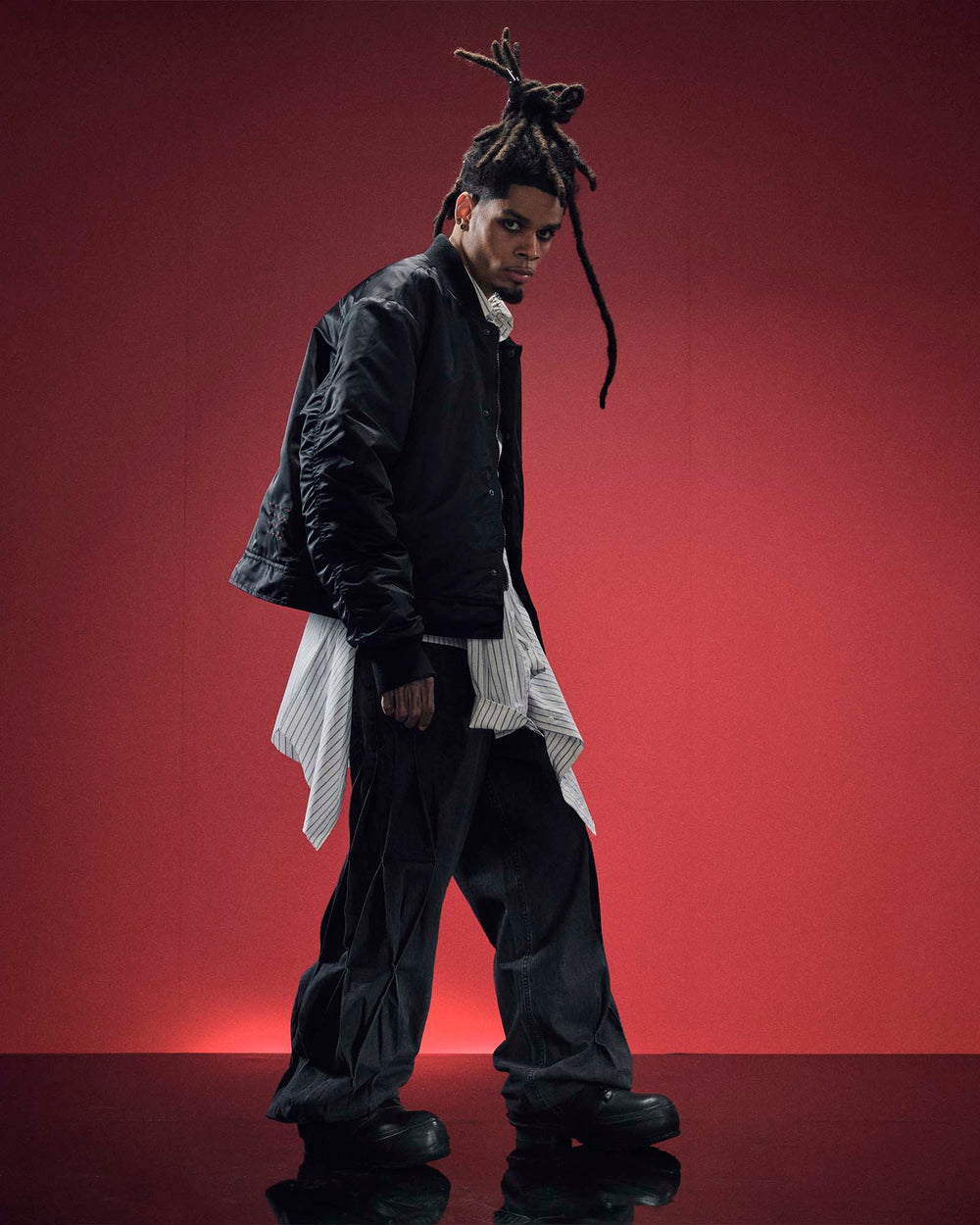 Cosy Boy Bomber Jacket - Black