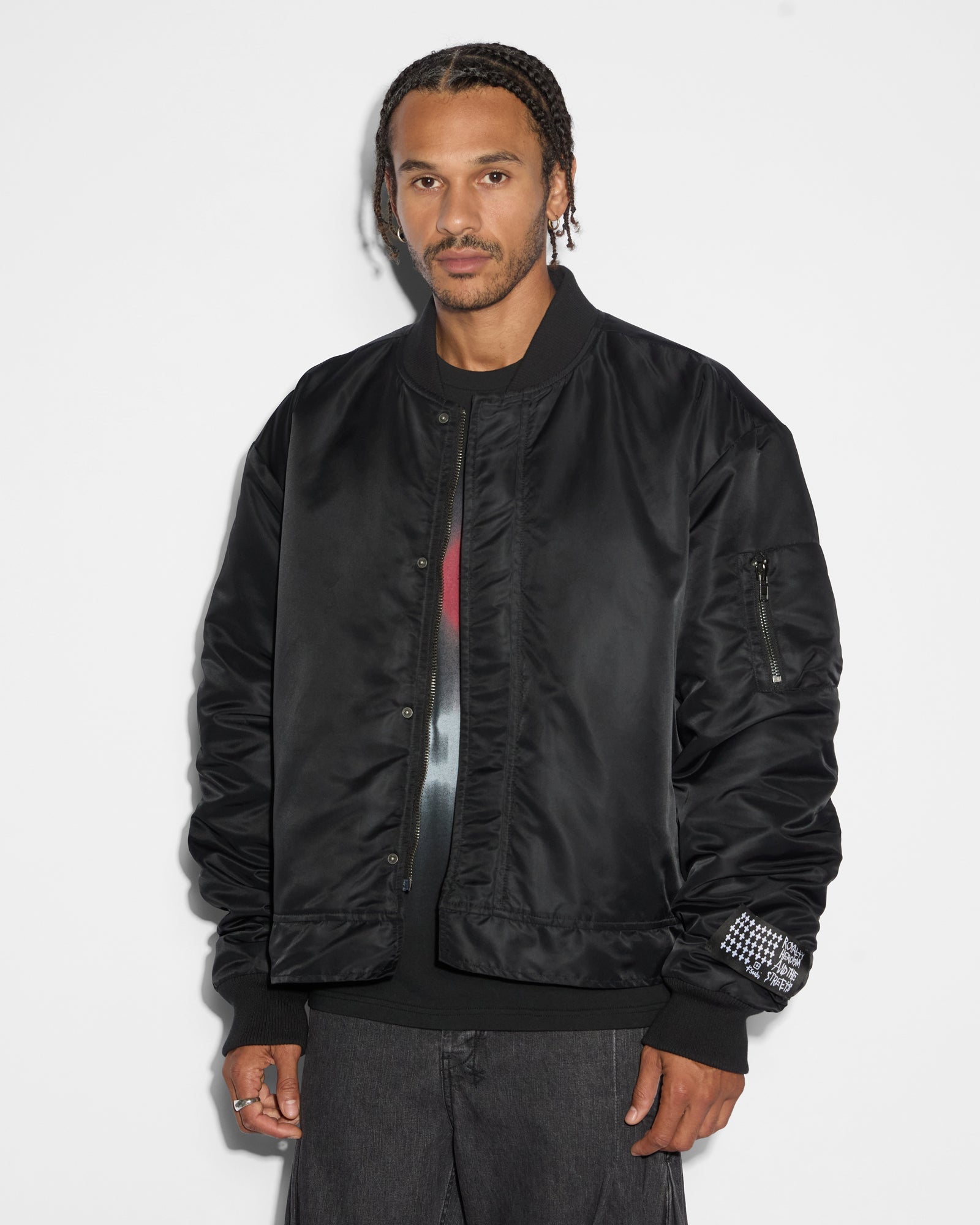 Cosy Boy Bomber Jacket - Black