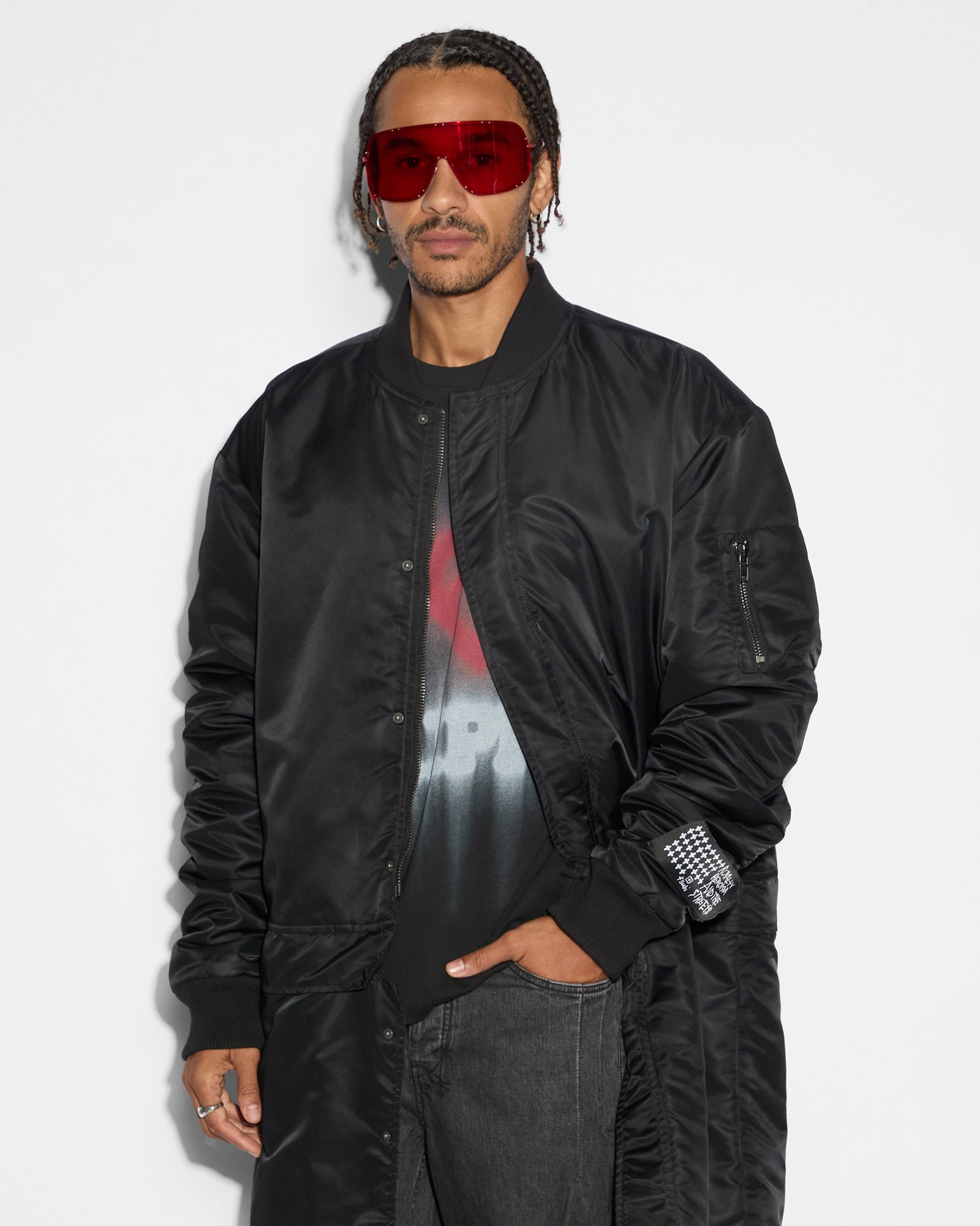 Cosy Boy Bomber Jacket - Black