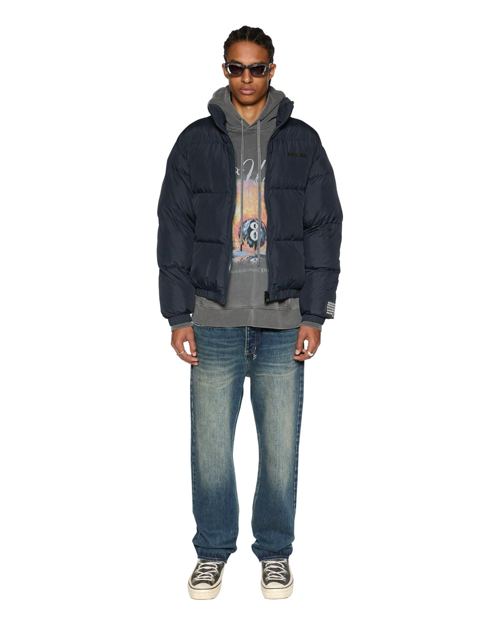 Sott Navy Puffer Jacket