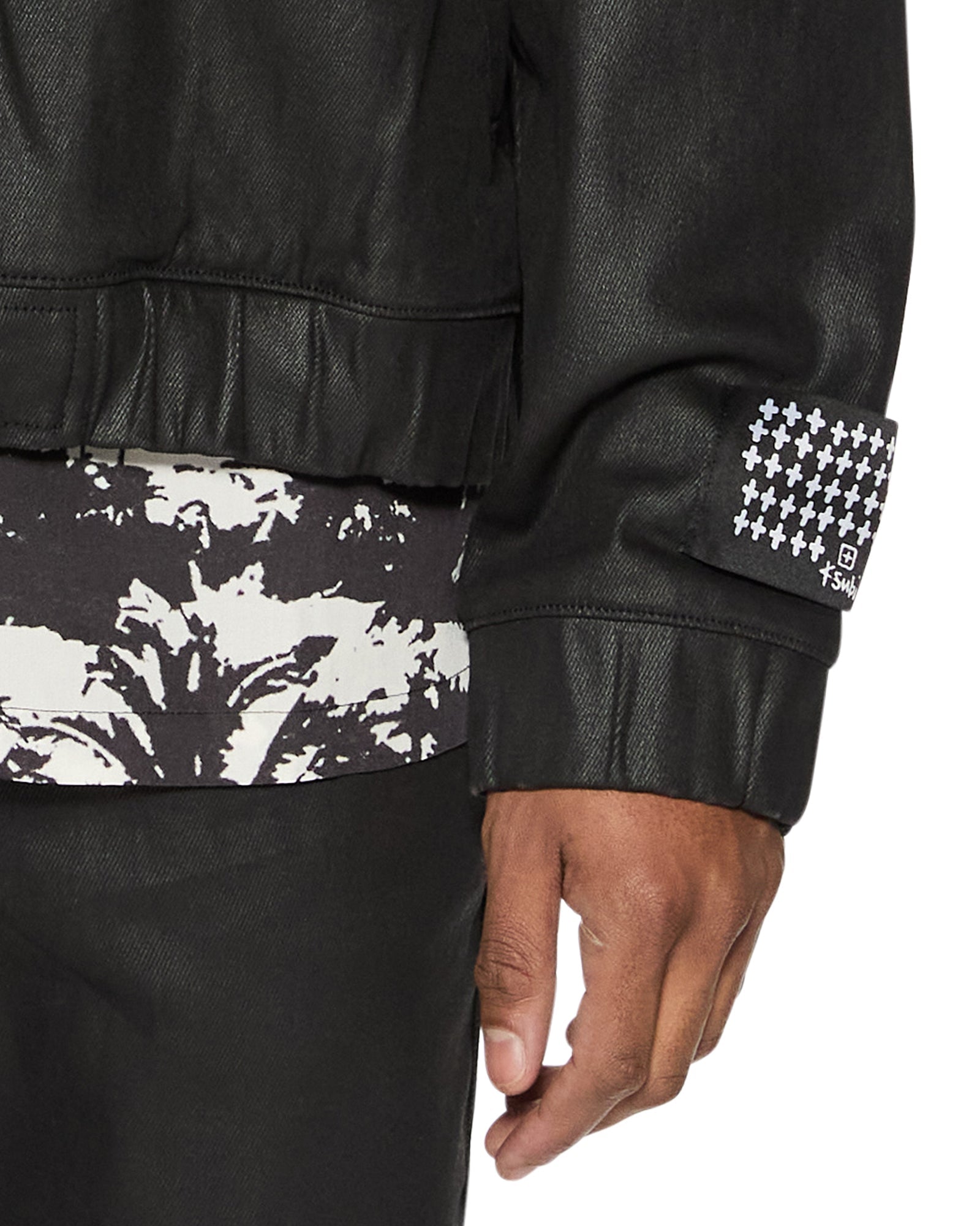 Raider Waxed Black Harrington Denim Jacket