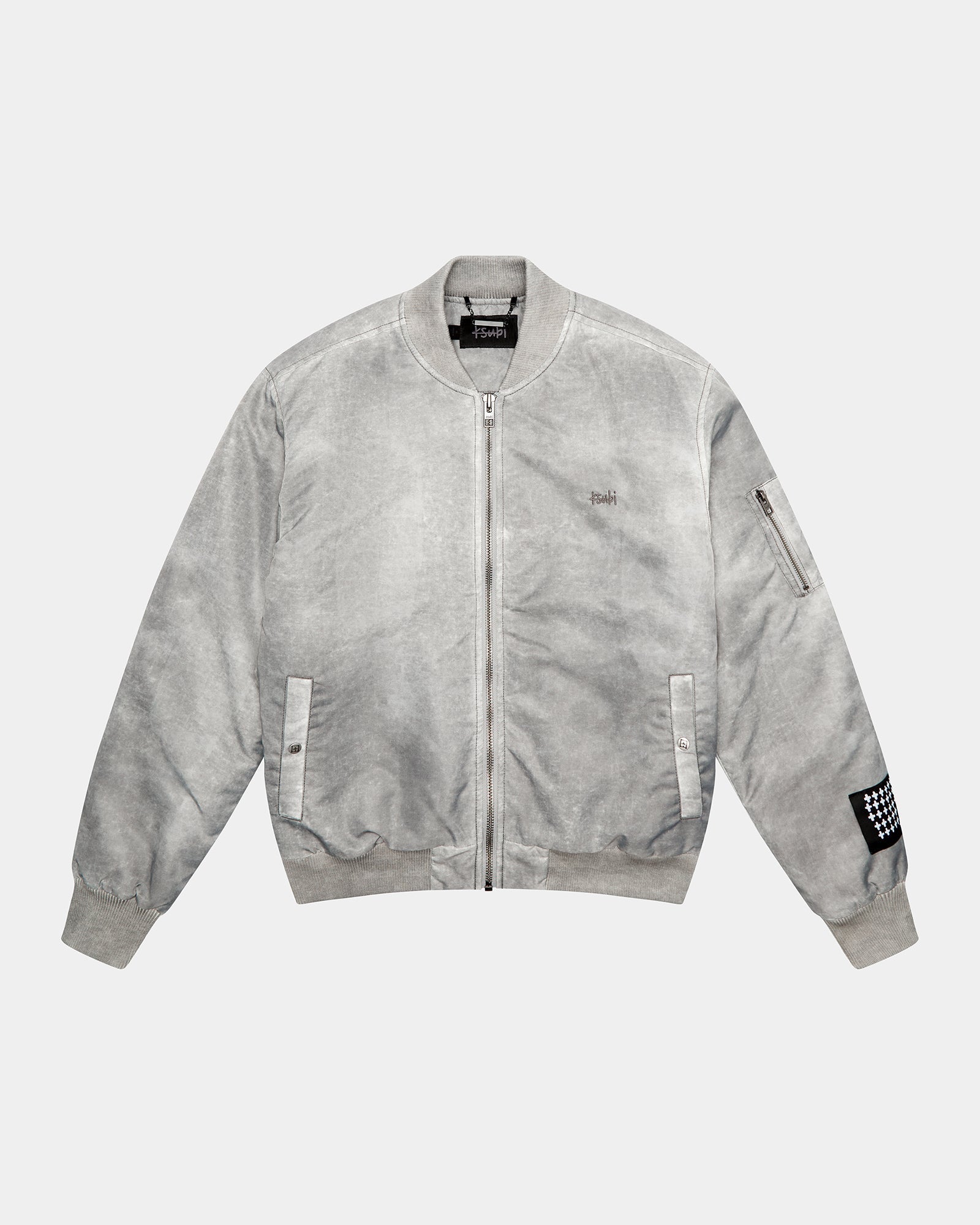 Royalty Bomber Mens Jacket Overdye Earth - Green