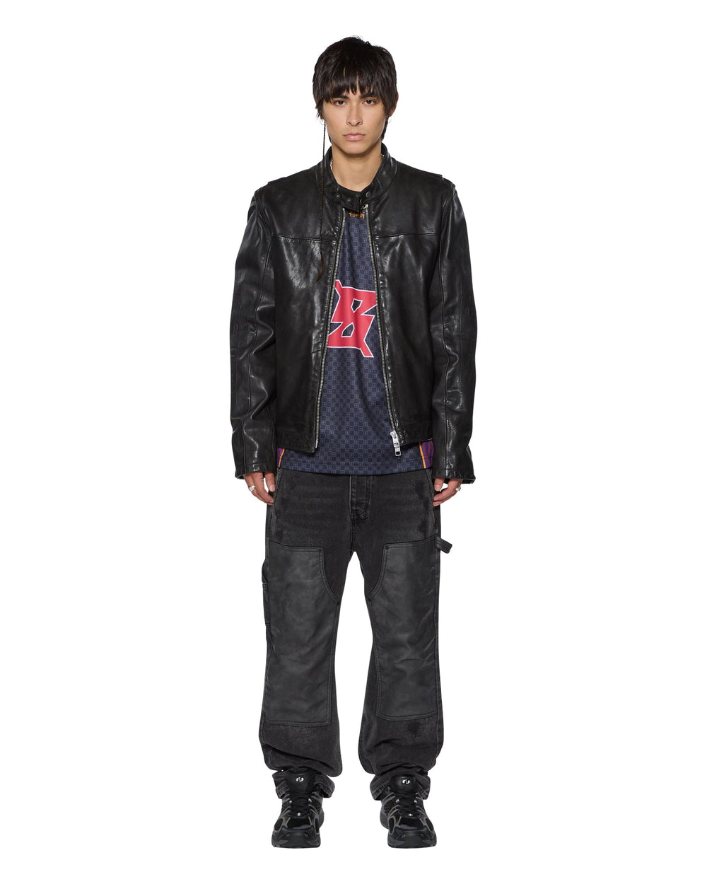 Mens Stinger Biker Moto Shell Jackets