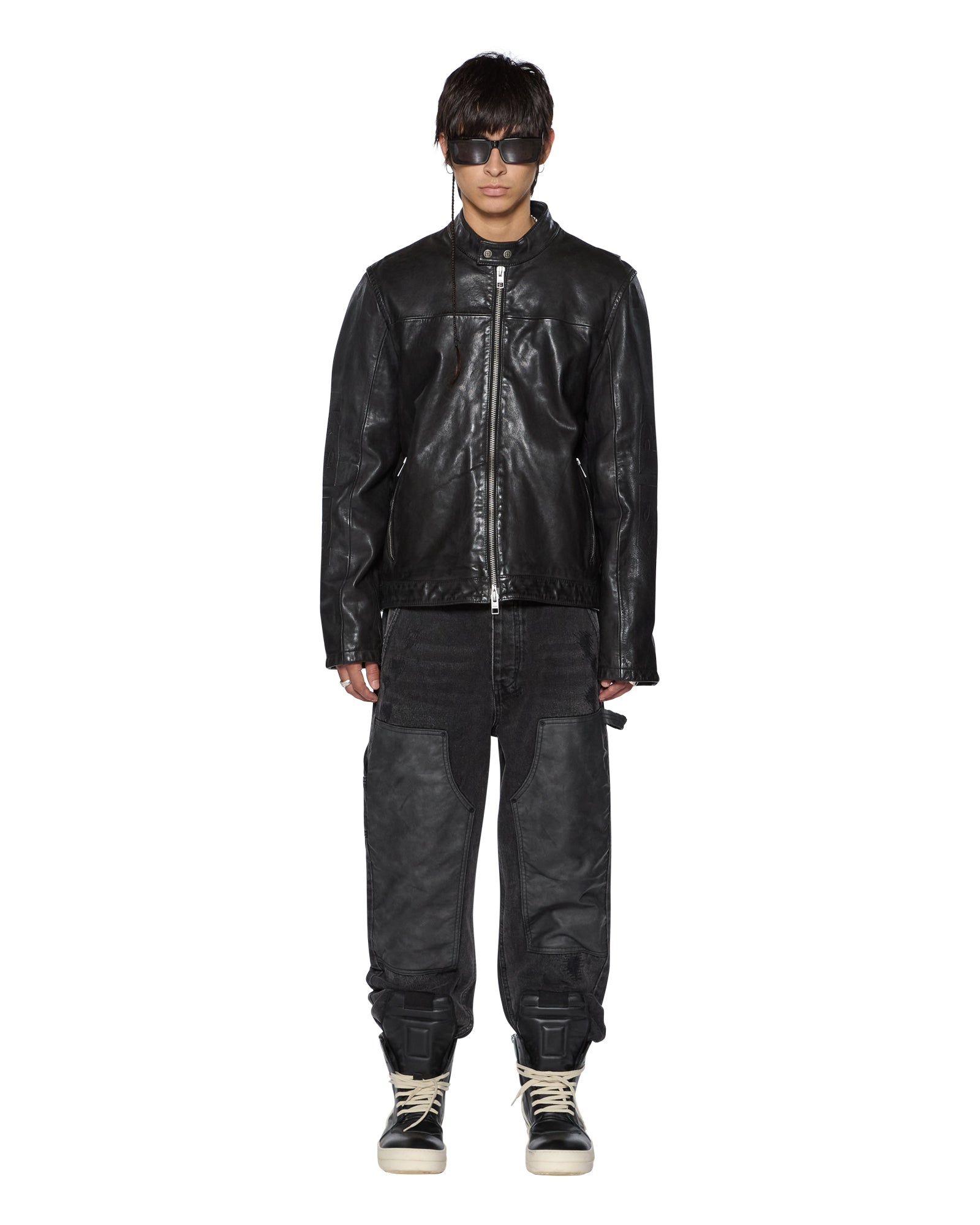 Mens Stinger Biker Moto Shell Jackets