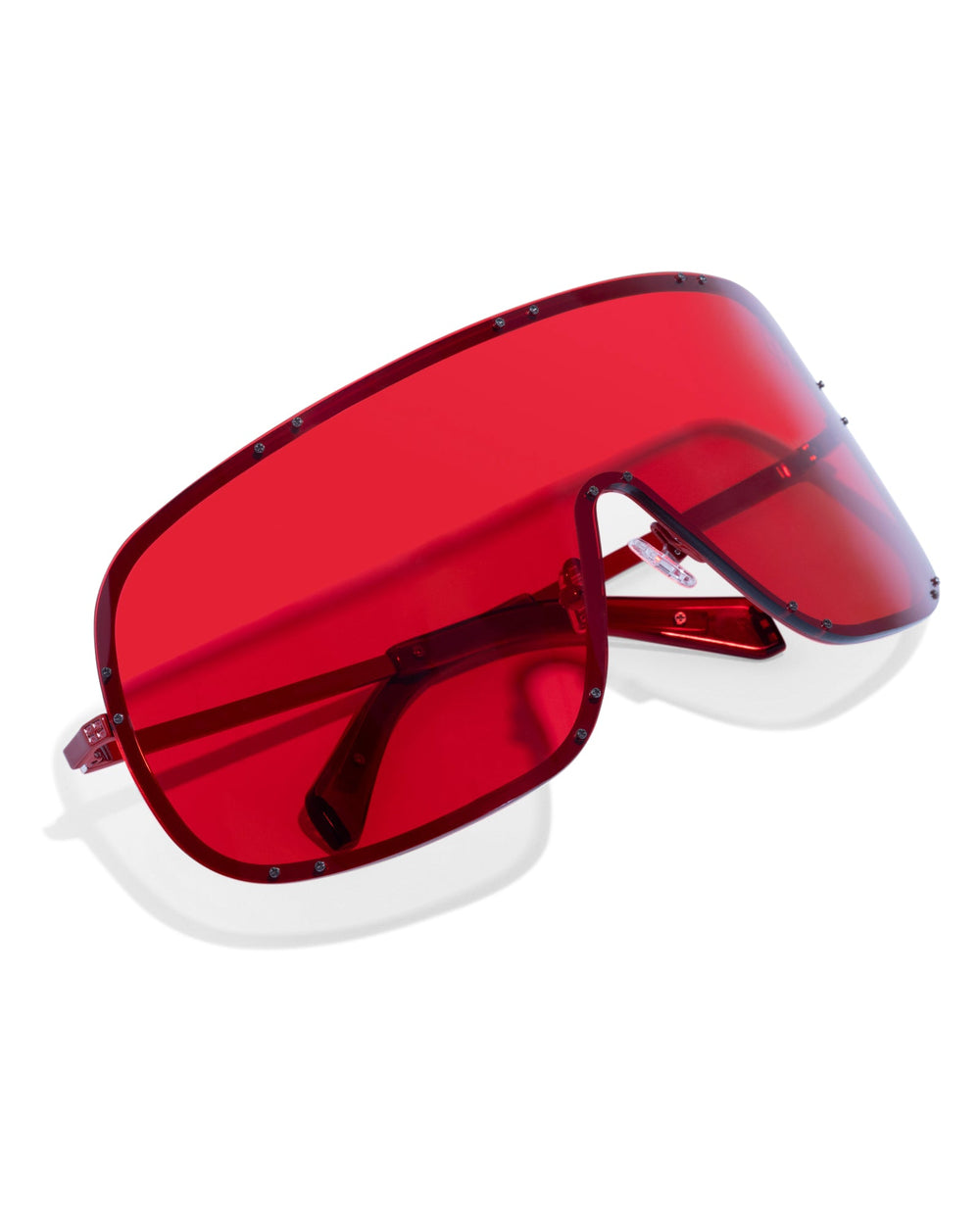 Tyrell Trippie Wrap Shield Sunglasses - Red