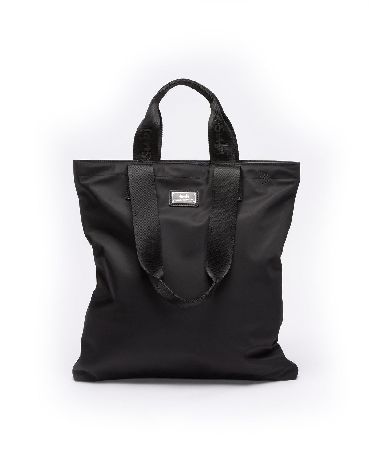 Made In Heaven Nylon Leather Tote Black