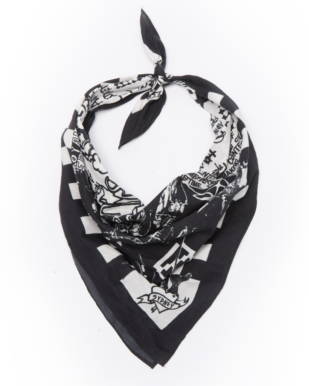 Death Machine Bandana Black