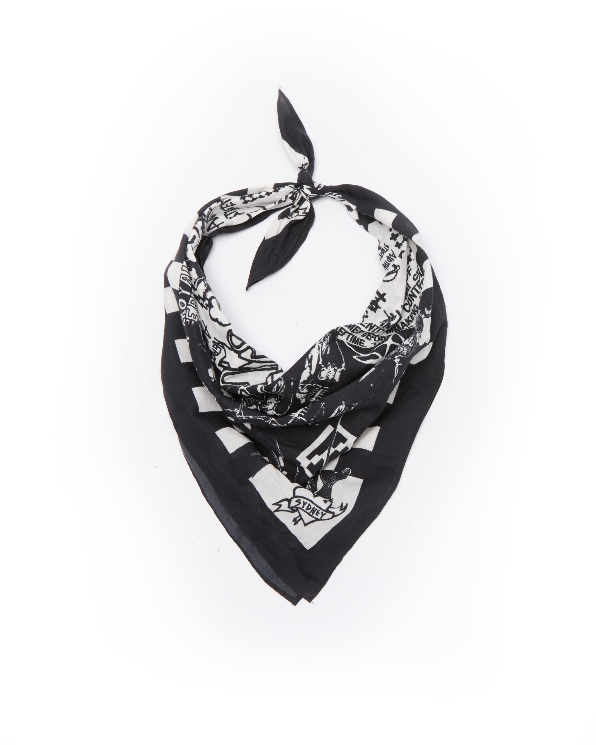 Death Machine Bandana Black