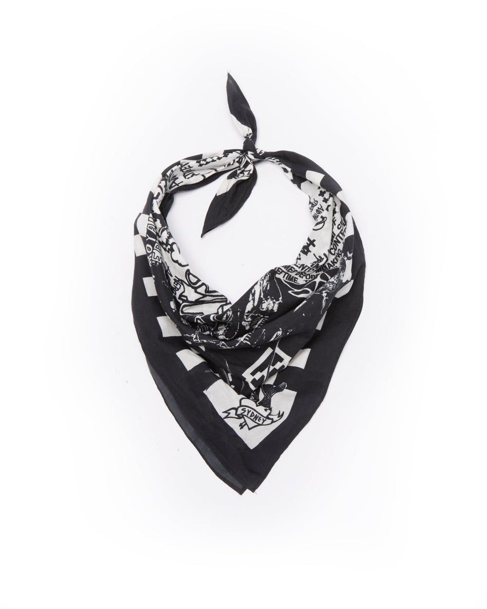 Death Machine Bandana Black