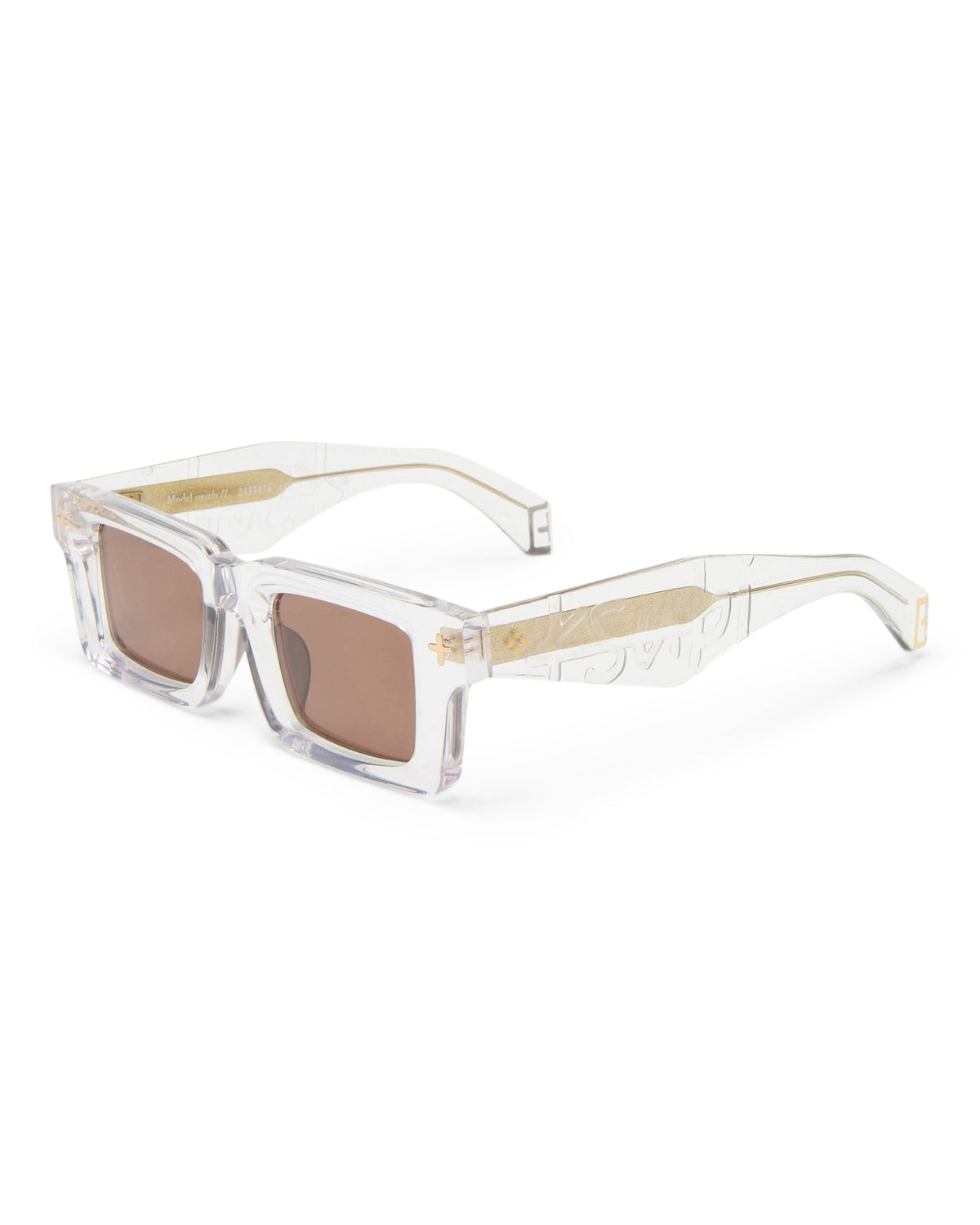 Smiths Rectangle Sunglasses - Krystal/Gold