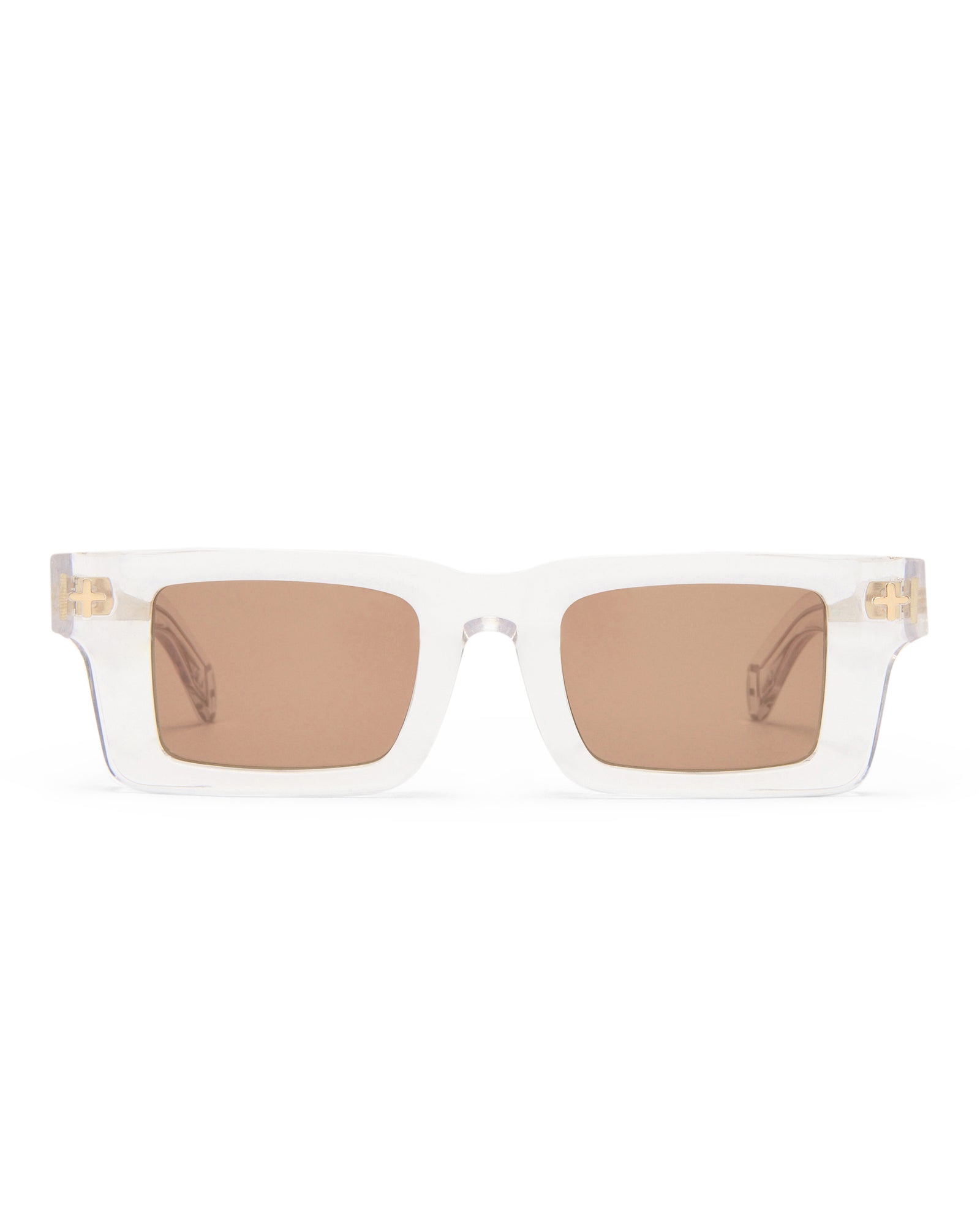Smiths Rectangle Sunglasses - Krystal/Gold