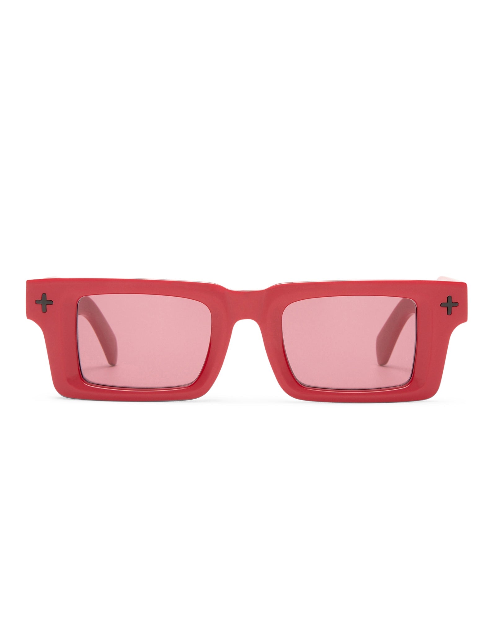 Smiths Rectangle Sunglasses - Red/Black