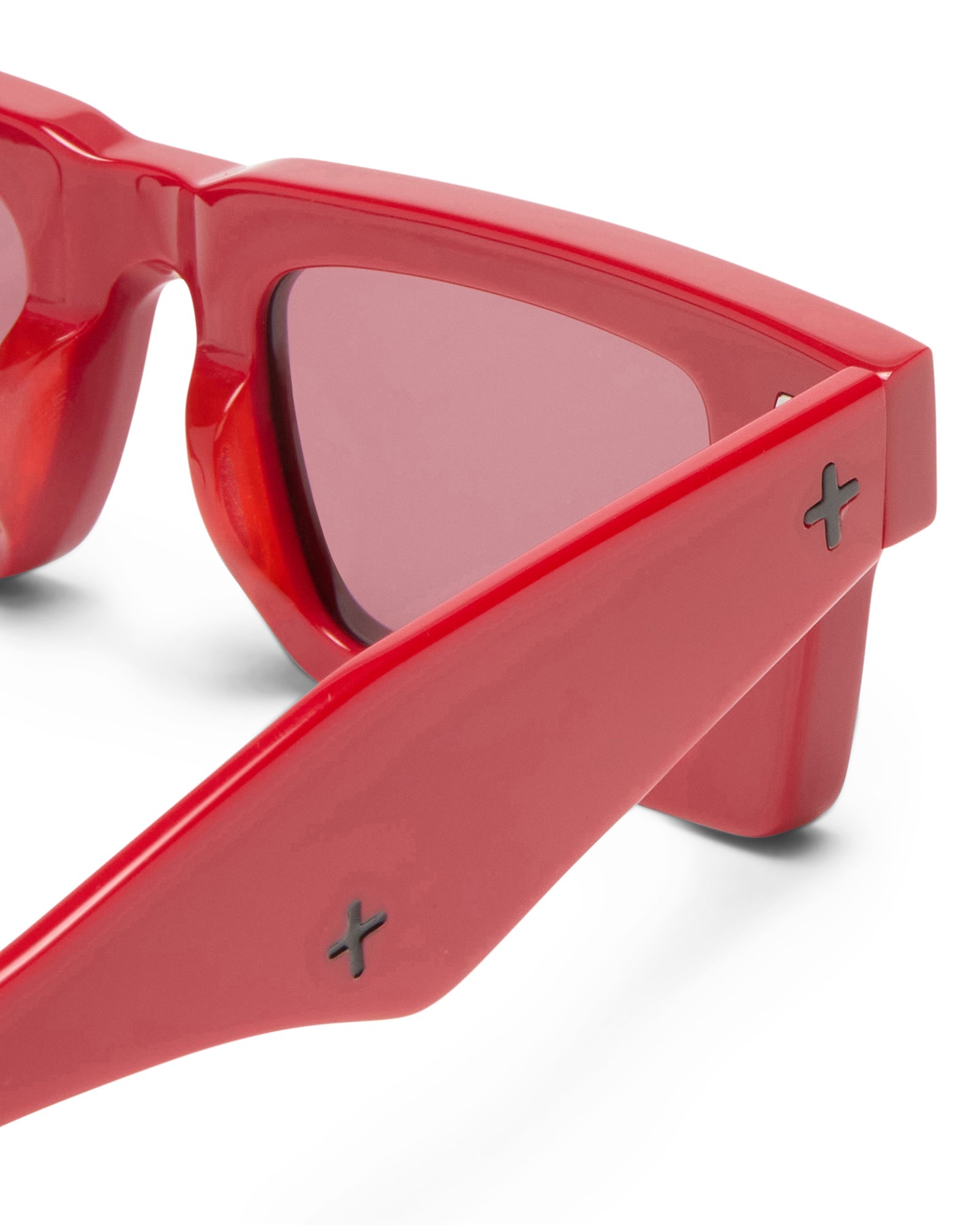 Smiths Rectangle Sunglasses - Red/Black