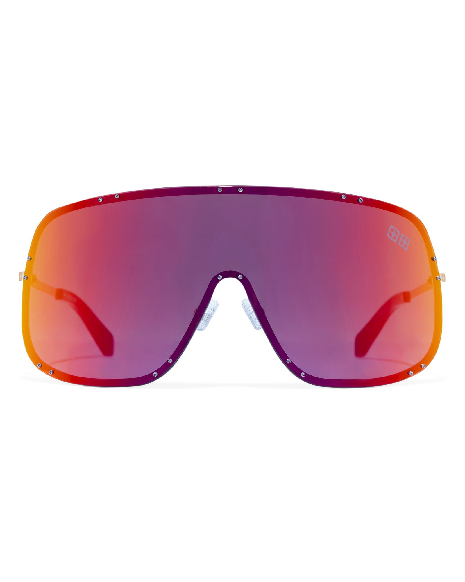 Tyrell Shield Sunglasses Sundown - Red/Orange