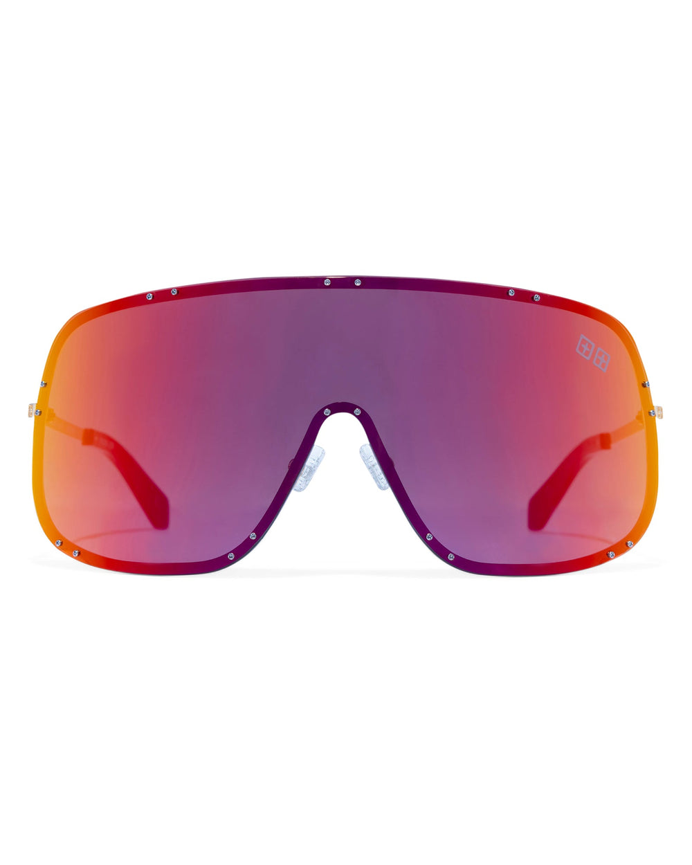 Tyrell Shield Sunglasses Sundown - Red/Orange