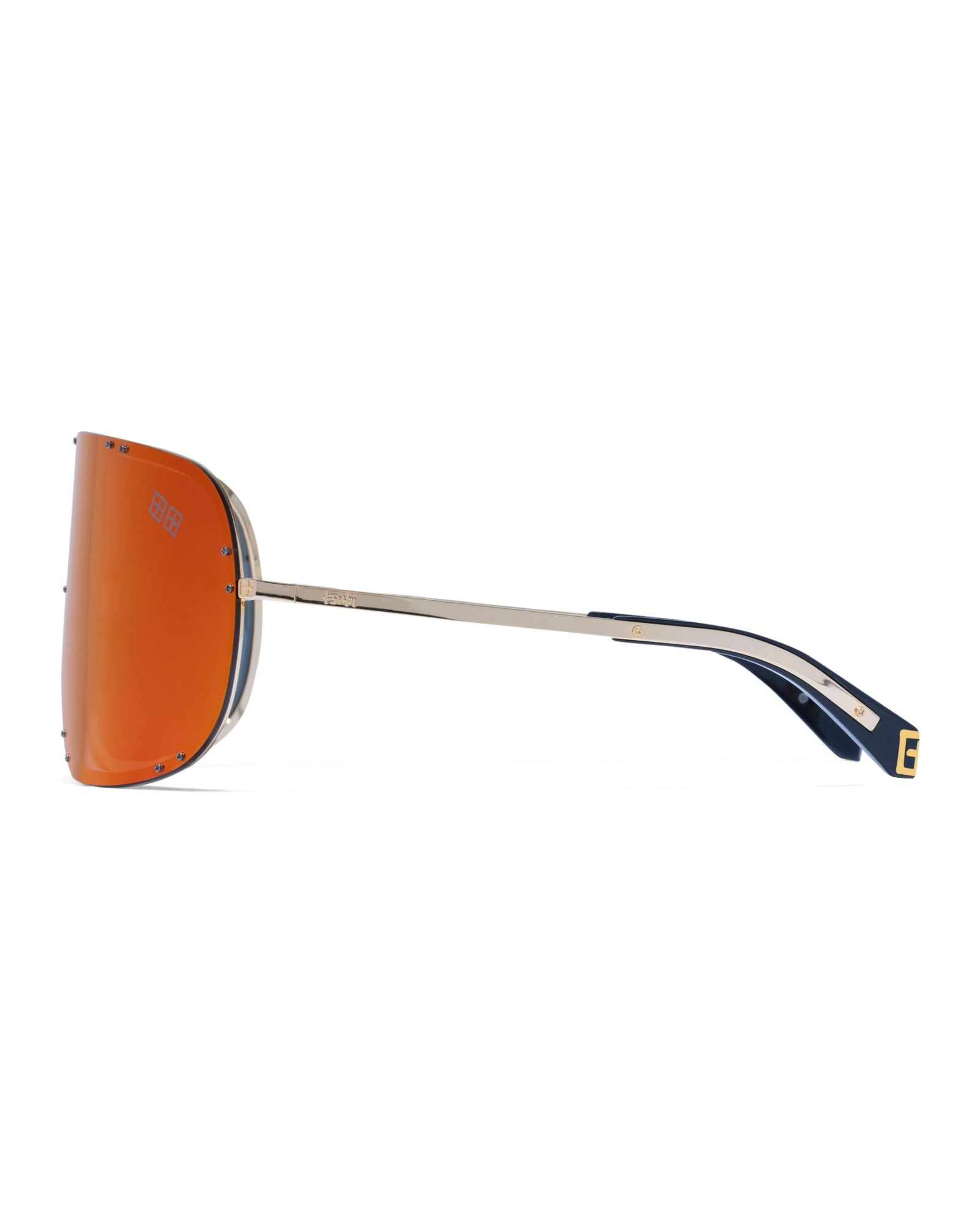 Tyrell Shield Sunglasses Sundown - Red/Orange