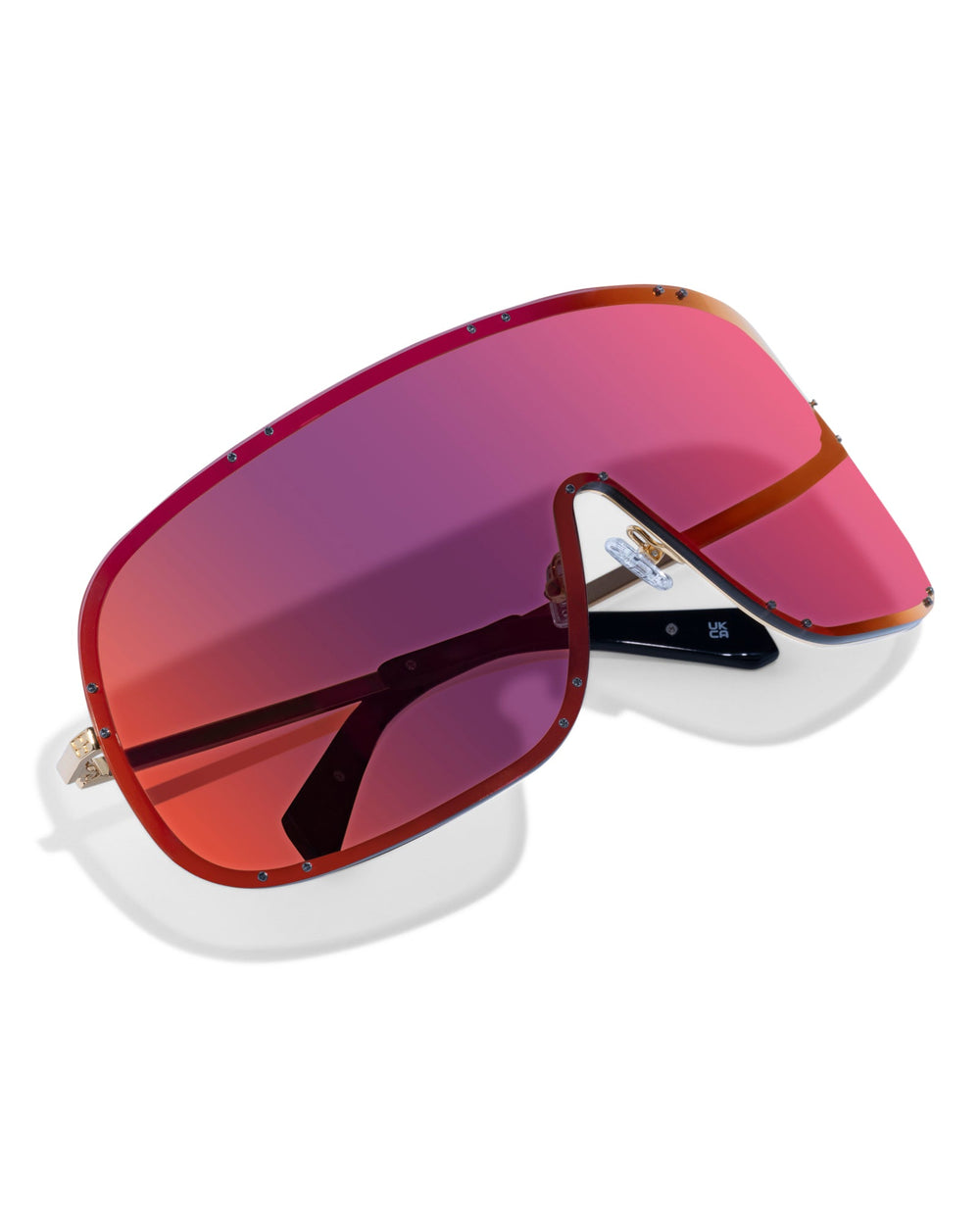 Tyrell Shield Sunglasses Sundown - Red/Orange