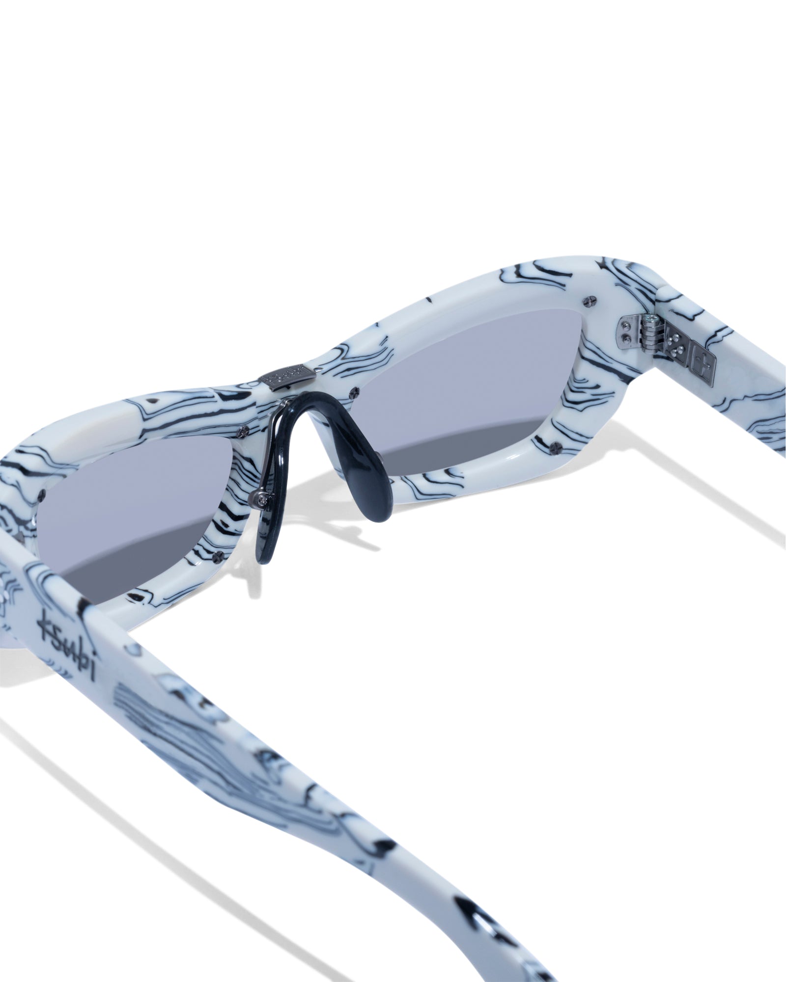 Cypher Sunglasses - White Marble