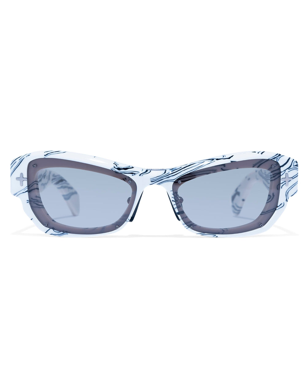 Cypher Sunglasses - White Marble