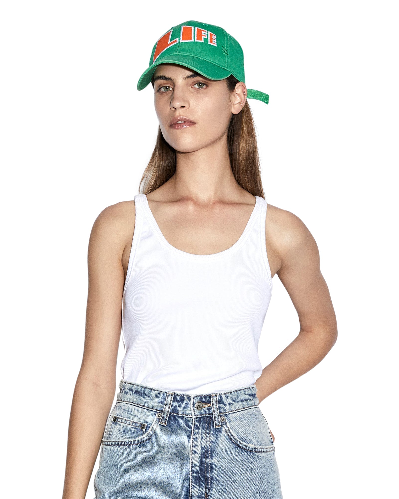 Buy Life Cap Cali Green Cotton Twill Cap Ksubi