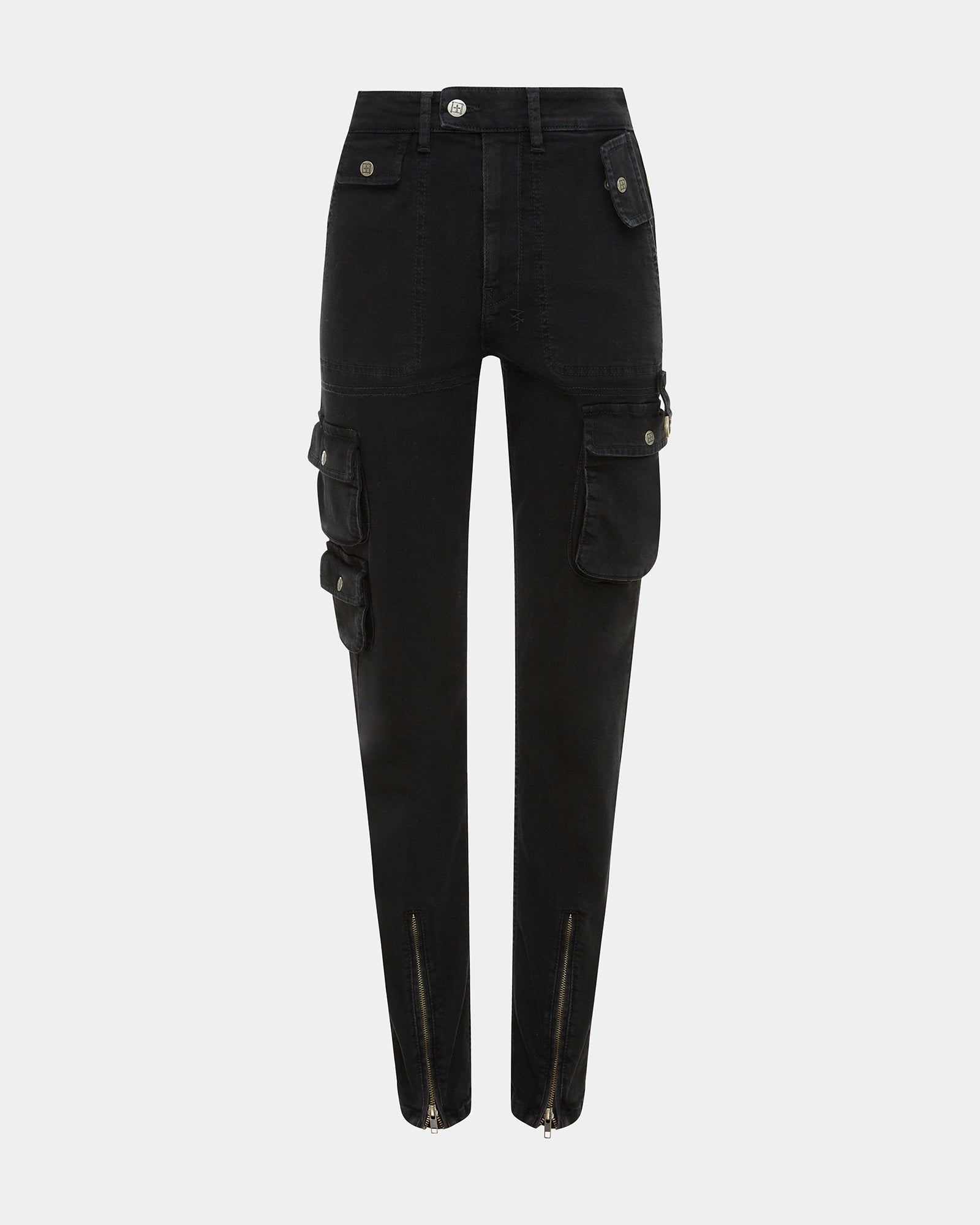 Buy Straight Up Stealth Cargo Black Denim Cargo KSUBI