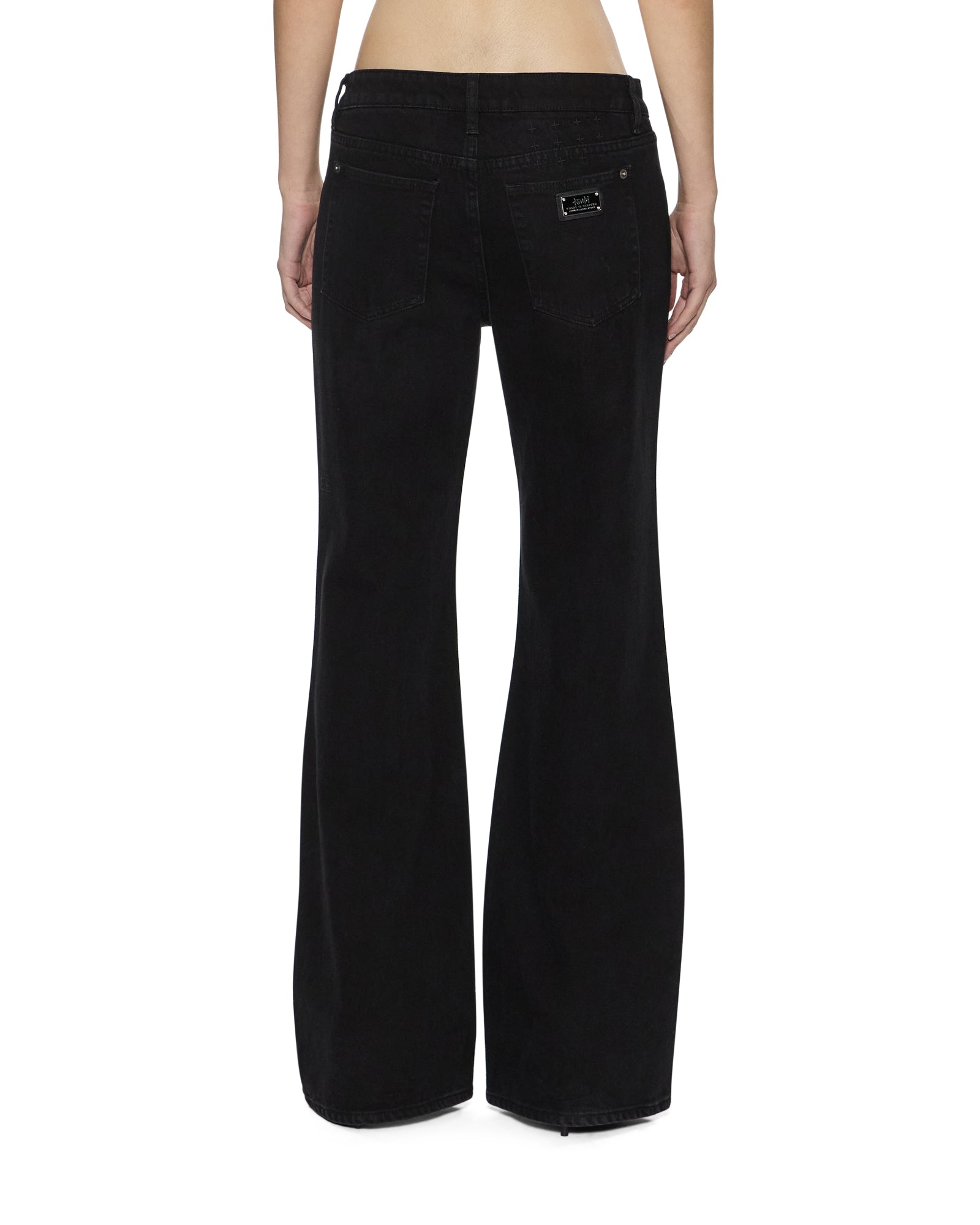 Womens Soho Lo Jet Black Bootcut Denim Jeans