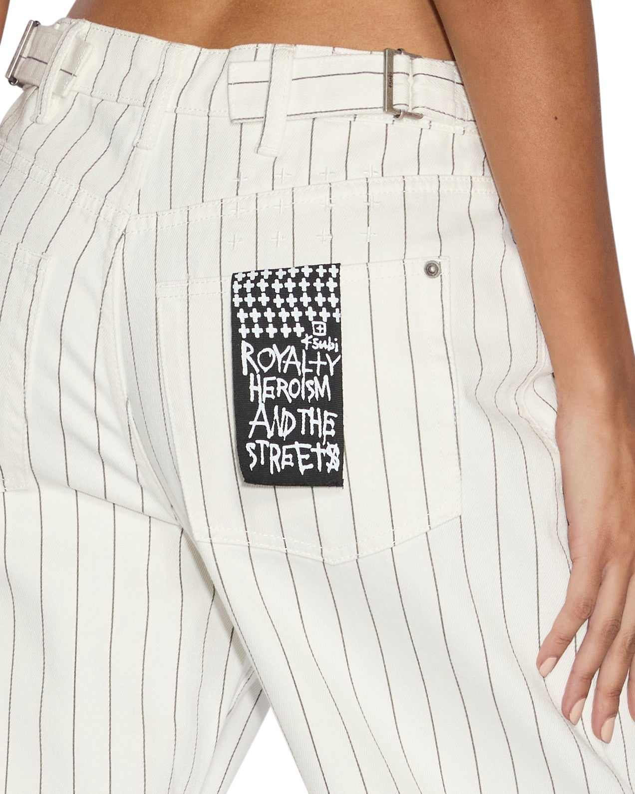 Low Rider Prophetik Low Rise Jeans - White Denim