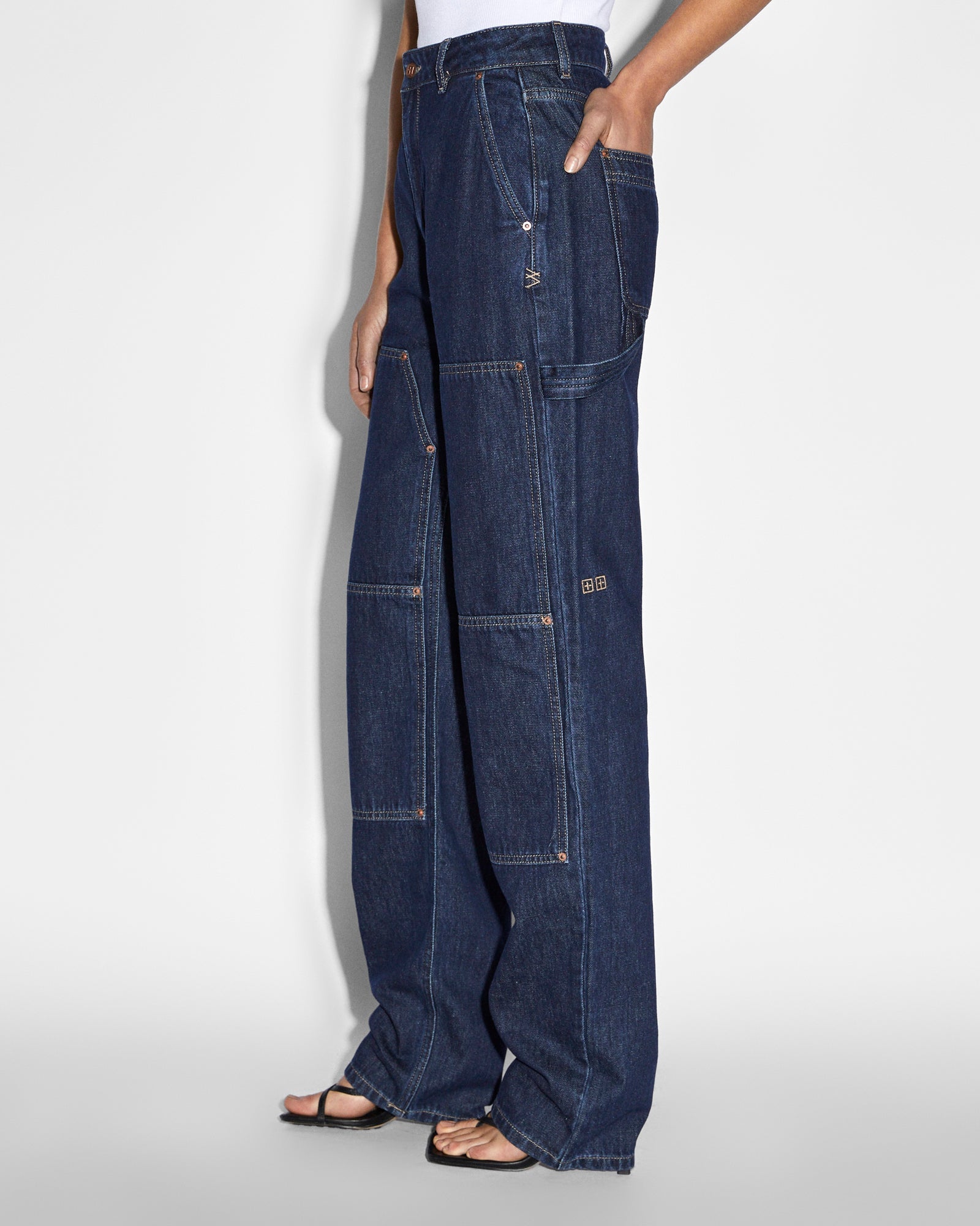 Playback Carpenter Legacy Straight Leg Jeans - Blue Denim